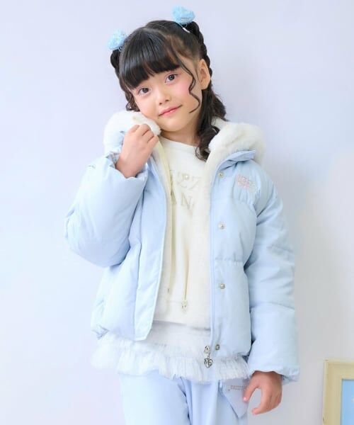 mezzo piano / メゾピアノ ブルゾン | 2way　ウォッシャブルダウン（サックス）