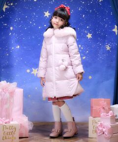 mezzo piano / メゾピアノ ブルゾン | チャームつき　ロングダウン