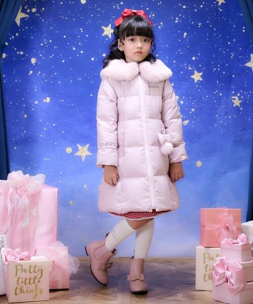 mezzo piano / メゾピアノ ブルゾン | チャームつき　ロングダウン | 詳細20