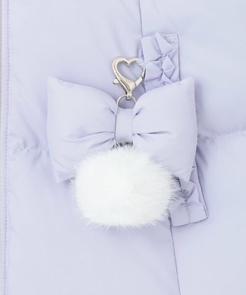 mezzo piano / メゾピアノ ブルゾン | チャームつき　ロングダウン | 詳細6