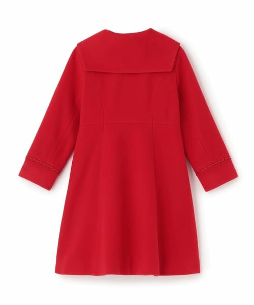 mezzo piano / メゾピアノ その他アウター | リボンカラー　ウールコート | 詳細1