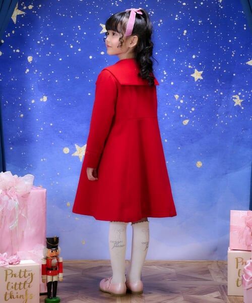 mezzo piano / メゾピアノ その他アウター | リボンカラー　ウールコート | 詳細14