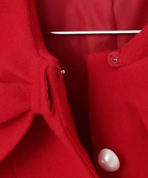 mezzo piano / メゾピアノ その他アウター | リボンカラー　ウールコート | 詳細3