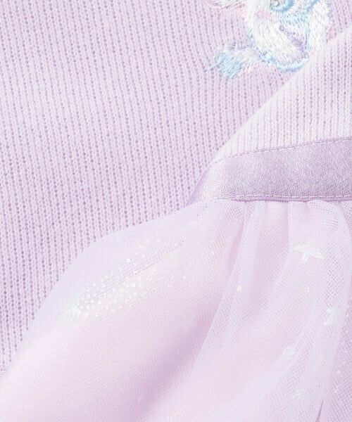 mezzo piano / メゾピアノ ミニ丈・ひざ丈ワンピース | マジカル刺しゅうドッキングワンピース | 詳細11