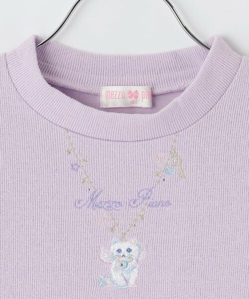 mezzo piano / メゾピアノ ミニ丈・ひざ丈ワンピース | マジカル刺しゅうドッキングワンピース | 詳細2