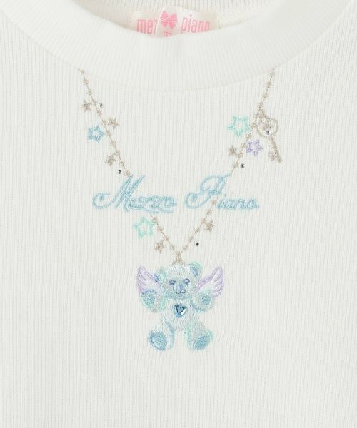 mezzo piano / メゾピアノ ミニ丈・ひざ丈ワンピース | マジカル刺しゅうドッキングワンピース | 詳細3