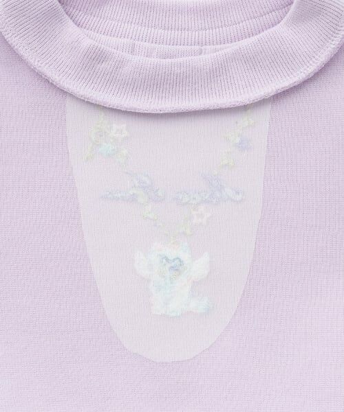 mezzo piano / メゾピアノ ミニ丈・ひざ丈ワンピース | マジカル刺しゅうドッキングワンピース | 詳細5