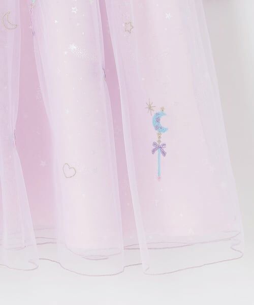 mezzo piano / メゾピアノ ミニ丈・ひざ丈ワンピース | マジカル刺しゅうドッキングワンピース | 詳細8