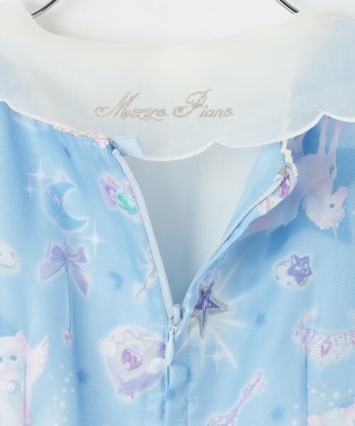 mezzo piano / メゾピアノ ミニ丈・ひざ丈ワンピース | マジカル柄ワンピース　＆ブラウスセット | 詳細11