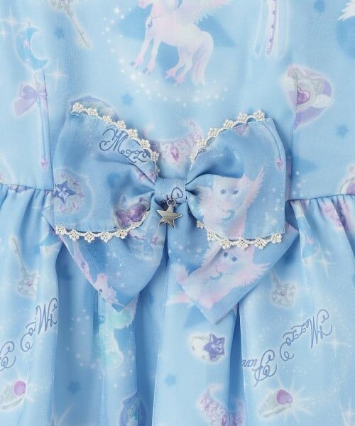 mezzo piano / メゾピアノ ミニ丈・ひざ丈ワンピース | マジカル柄ワンピース　＆ブラウスセット | 詳細5