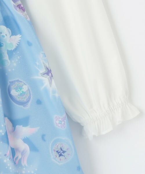 mezzo piano / メゾピアノ ミニ丈・ひざ丈ワンピース | マジカル柄ワンピース　＆ブラウスセット | 詳細6