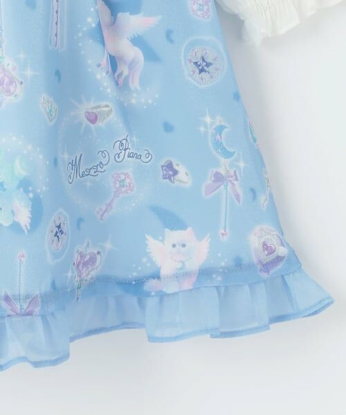 mezzo piano / メゾピアノ ミニ丈・ひざ丈ワンピース | マジカル柄ワンピース　＆ブラウスセット | 詳細8