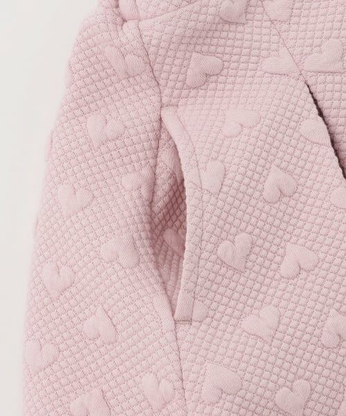 mezzo piano / メゾピアノ スウェット | カットジャガード ハーフZIPセーラー セットアップ | 詳細11