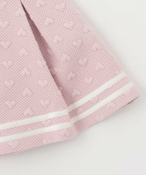 mezzo piano / メゾピアノ スウェット | カットジャガード ハーフZIPセーラー セットアップ | 詳細12