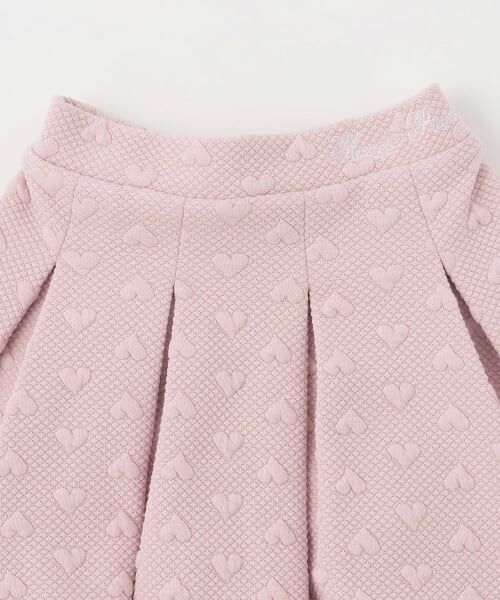 mezzo piano / メゾピアノ スウェット | カットジャガード ハーフZIPセーラー セットアップ | 詳細8