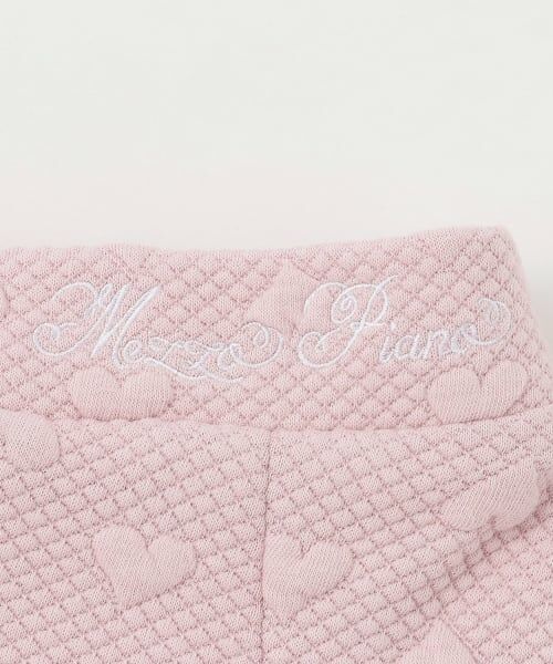 mezzo piano / メゾピアノ スウェット | カットジャガード ハーフZIPセーラー セットアップ | 詳細9