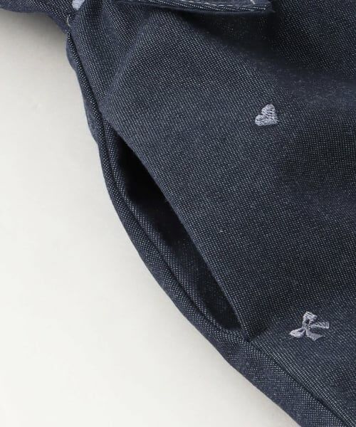 mezzo piano / メゾピアノ ミニ丈・ひざ丈ワンピース | リボン刺しゅうキャミワンピース＆長袖Tシャツセット | 詳細4