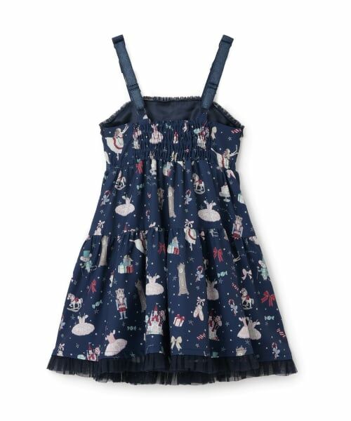 mezzo piano / メゾピアノ ブルゾン | くるみ割り人形柄キャミワンピース | 詳細1