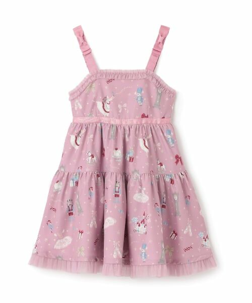 mezzo piano / メゾピアノ ブルゾン | くるみ割り人形柄キャミワンピース | 詳細10