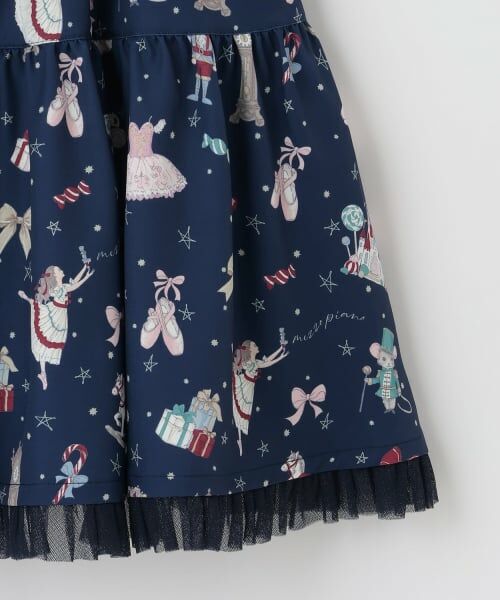 mezzo piano / メゾピアノ ブルゾン | くるみ割り人形柄キャミワンピース | 詳細5