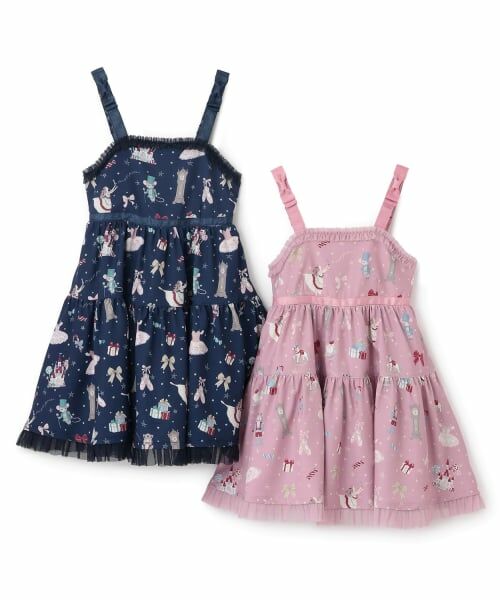 mezzo piano / メゾピアノ ブルゾン | くるみ割り人形柄キャミワンピース | 詳細9