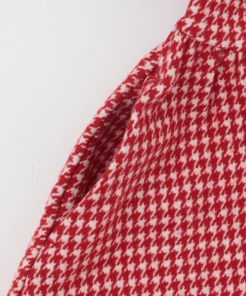 mezzo piano / メゾピアノ ミニ丈・ひざ丈ワンピース | 千鳥ジャガード　カットワンピース　ティペットつき | 詳細4