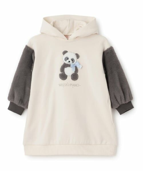 mezzo piano / メゾピアノ ミニ丈・ひざ丈ワンピース | 動物パーカ　カットワンピース | 詳細14