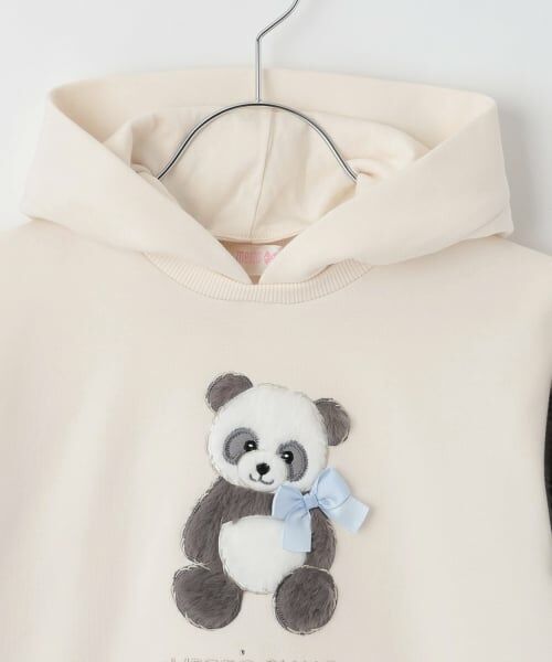 mezzo piano / メゾピアノ ミニ丈・ひざ丈ワンピース | 動物パーカ　カットワンピース | 詳細2