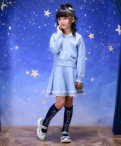 mezzo piano / メゾピアノ カーディガン・ボレロ | セーラーニット　セットアップ | 詳細13