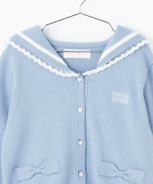 mezzo piano / メゾピアノ カーディガン・ボレロ | セーラーニット　セットアップ | 詳細3