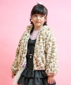 mezzo piano / メゾピアノ ブルゾン | ヒョウ柄フェイクファーブルゾン