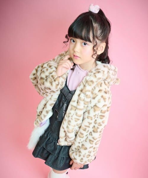 mezzo piano / メゾピアノ ブルゾン | ヒョウ柄フェイクファーブルゾン | 詳細10