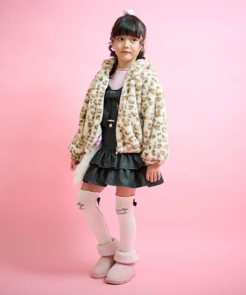 mezzo piano / メゾピアノ ブルゾン | ヒョウ柄フェイクファーブルゾン | 詳細11