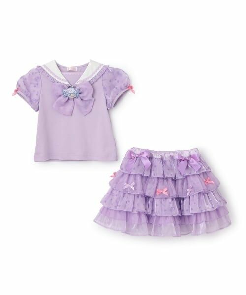 mezzo piano / メゾピアノ Tシャツ | 【しなこちゃん】なりきりセットアップ | 詳細2