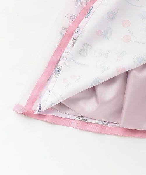 mezzo piano / メゾピアノ ミニ丈・ひざ丈ワンピース | 【リキュエム】柄　ドッキングワンピース | 詳細6