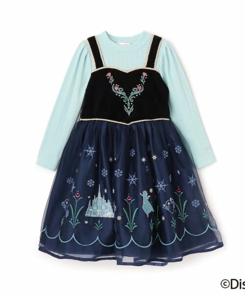 mezzo piano / メゾピアノ ミニ丈・ひざ丈ワンピース | 【アナと雪の女王】アナ/なりきりワンピース | 詳細11