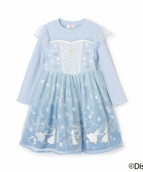 mezzo piano / メゾピアノ ミニ丈・ひざ丈ワンピース | 【アナと雪の女王】エルサ/なりきりワンピース | 詳細12
