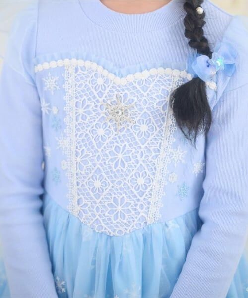 mezzo piano / メゾピアノ ミニ丈・ひざ丈ワンピース | 【アナと雪の女王】エルサ/なりきりワンピース | 詳細13