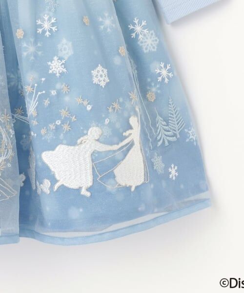 mezzo piano / メゾピアノ ミニ丈・ひざ丈ワンピース | 【アナと雪の女王】エルサ/なりきりワンピース | 詳細6