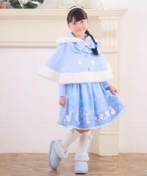 mezzo piano / メゾピアノ その他アウター | 【アナと雪の女王】エルサ/なりきりポンチョ | 詳細10