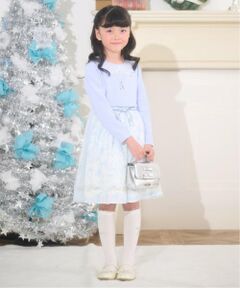 バレエ柄　ドッキングワンピース