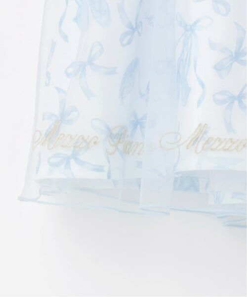 mezzo piano / メゾピアノ ミニ丈・ひざ丈ワンピース | バレエ柄　ドッキングワンピース | 詳細5