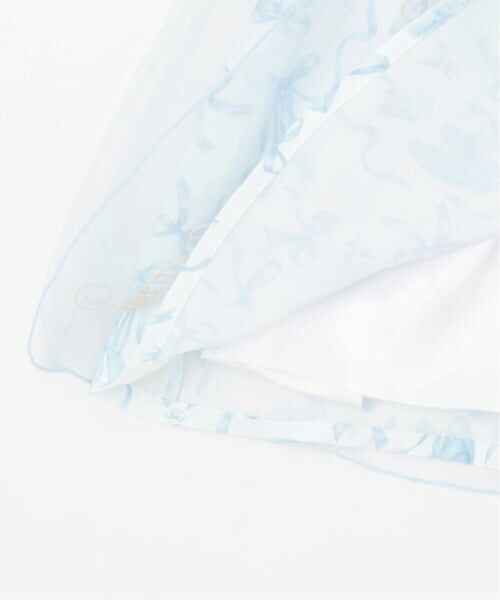 mezzo piano / メゾピアノ ミニ丈・ひざ丈ワンピース | バレエ柄　ドッキングワンピース | 詳細6