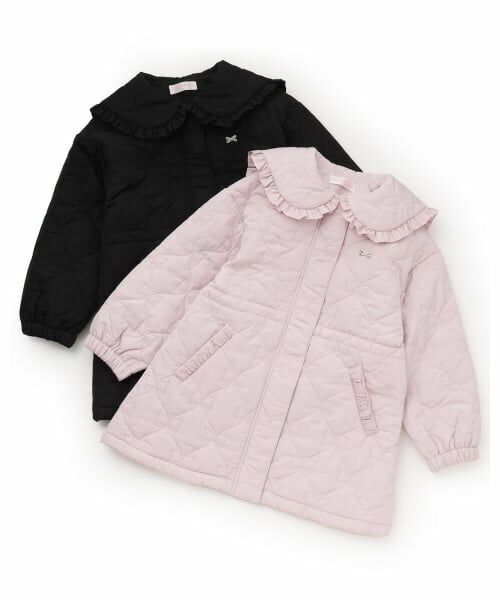 mezzo piano / メゾピアノ ブルゾン | 【人気商品再入荷】【直営店で取り扱い無し】リボンキルト　ジャケット | 詳細10