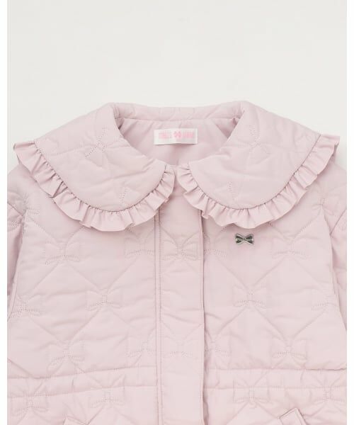 mezzo piano / メゾピアノ ブルゾン | 【人気商品再入荷】【直営店で取り扱い無し】リボンキルト　ジャケット | 詳細2