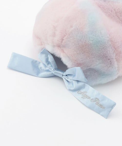 mezzo piano / メゾピアノ キャップ | リボンワッペン　フェイクファーキャップ | 詳細3