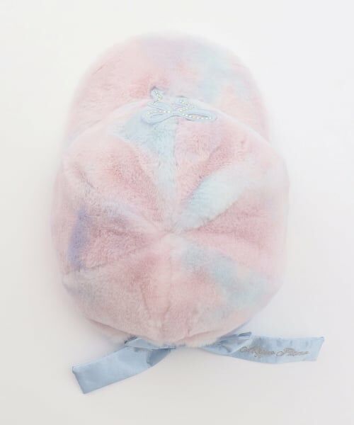 mezzo piano / メゾピアノ キャップ | リボンワッペン　フェイクファーキャップ | 詳細4