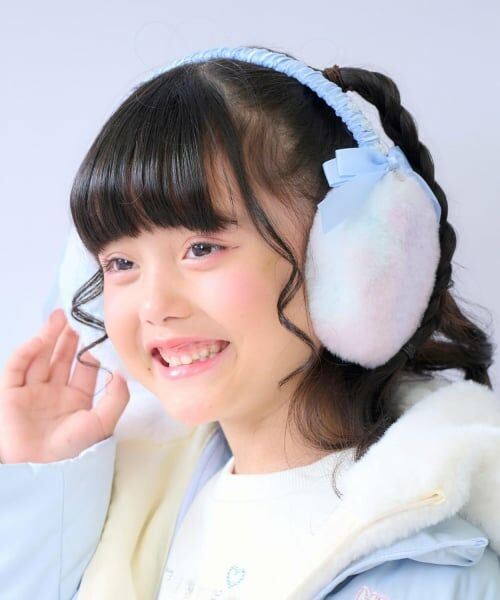 mezzo piano / メゾピアノ ネックウォーマー・イヤーマフ | リボン　フェイクファーイヤマフ（マルチ）