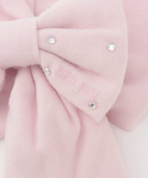 mezzo piano / メゾピアノ マフラー・ショール・スヌード・ストール | リボンモチーフ　マフラー | 詳細2