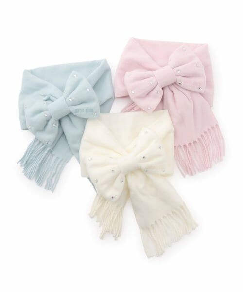 mezzo piano / メゾピアノ マフラー・ショール・スヌード・ストール | リボンモチーフ　マフラー | 詳細6